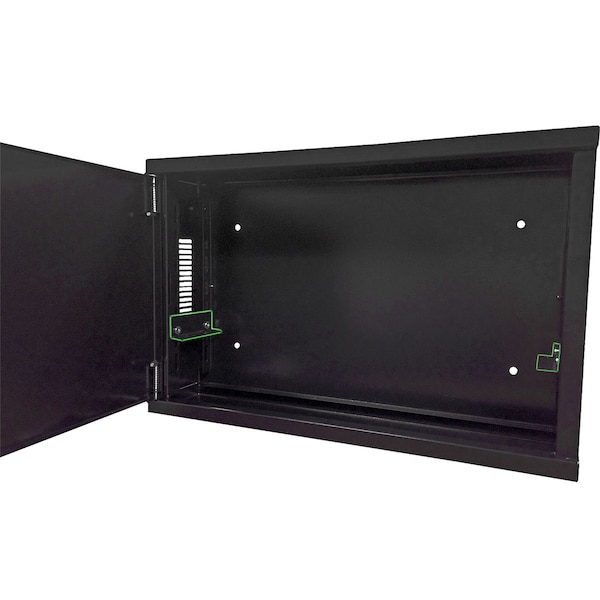 Electriduct Wall Mount 2U Rack Enclosure- Solid Door QWM-ED-2U-N